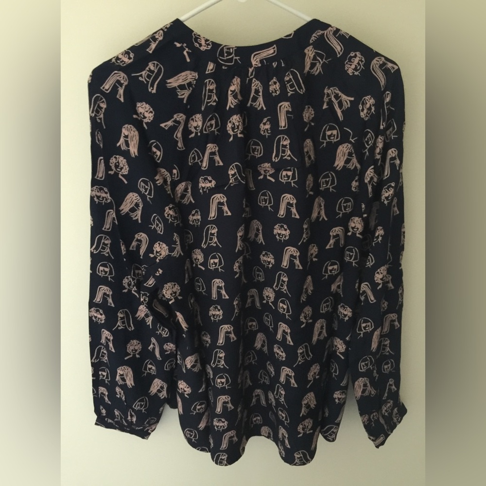 Printed Button-down Top - Picture 3 of 6